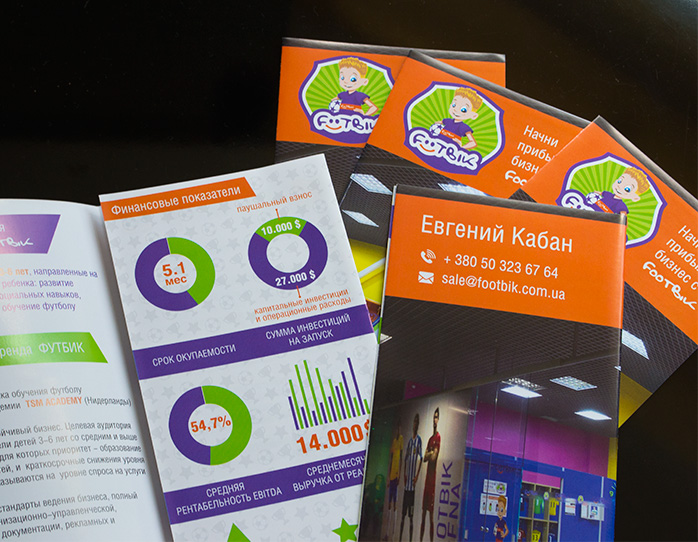 Рекламний буклет для франшизи