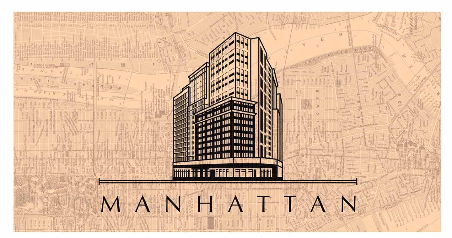 Логотип «Манхеттен»