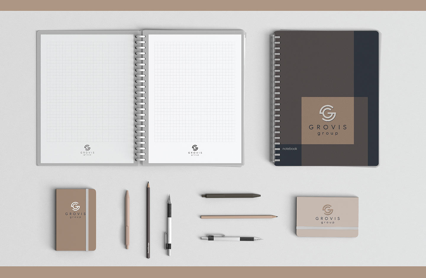 Grovis Group - розробка фірмового стилю Grovis Group - разработка фирменного стиля