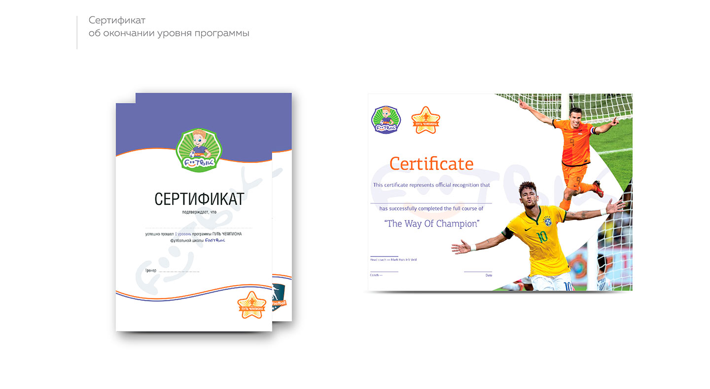 Создание рекламных материалов для "Футбик"