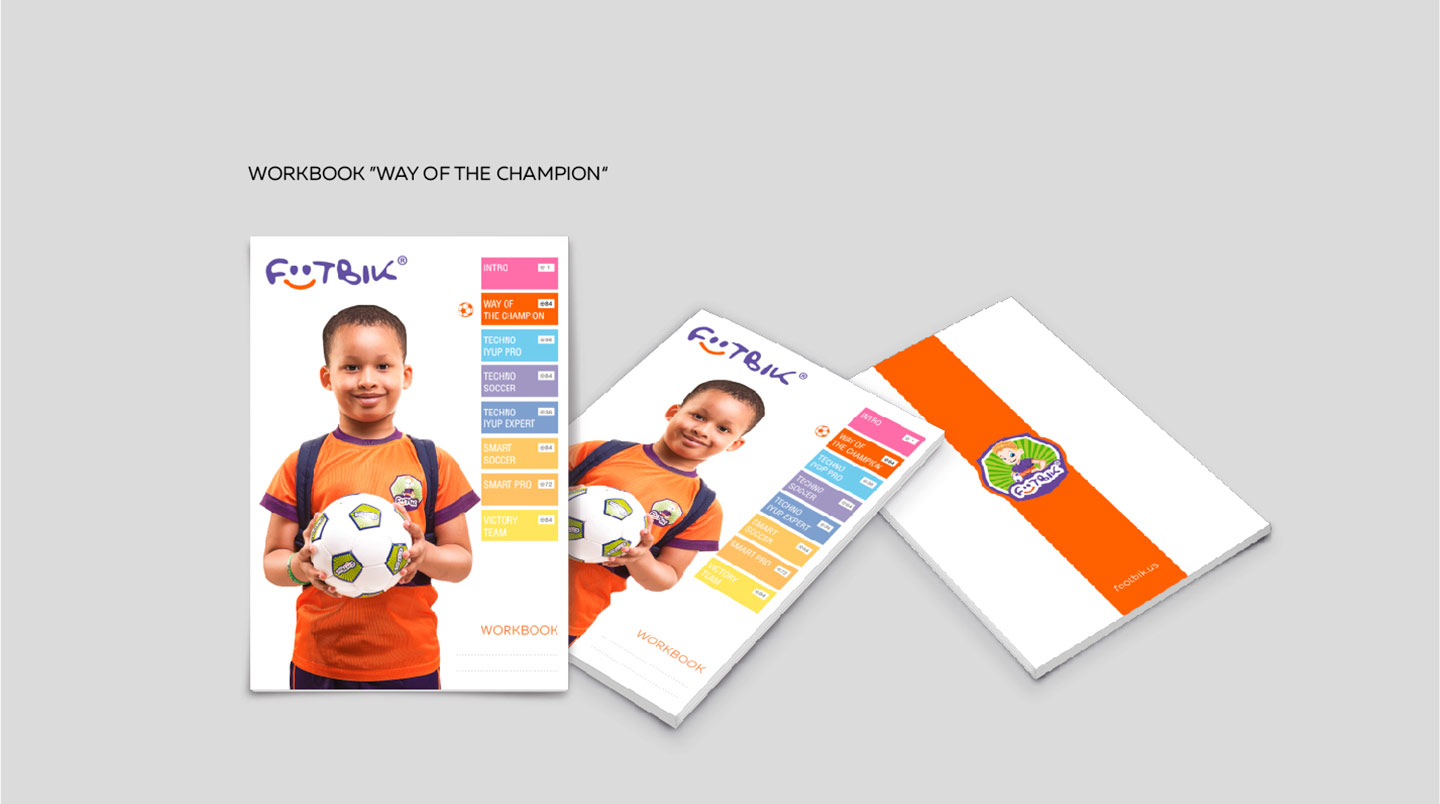 Дизайн дневников для Footbik (USA)