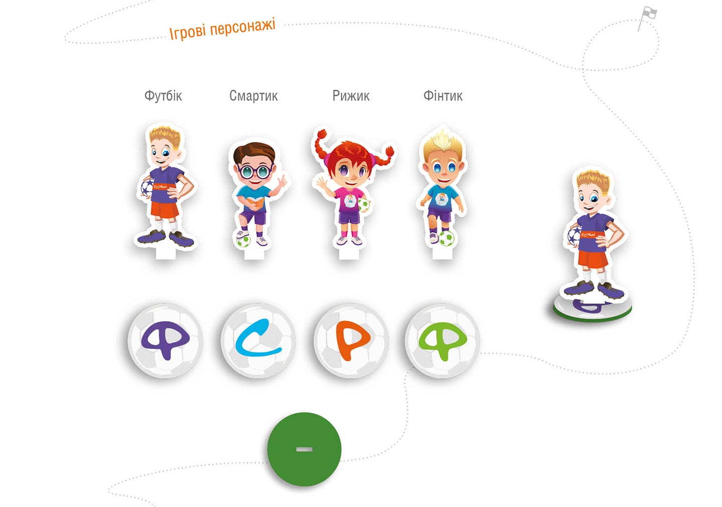 Игровые персонажи Footbik Team