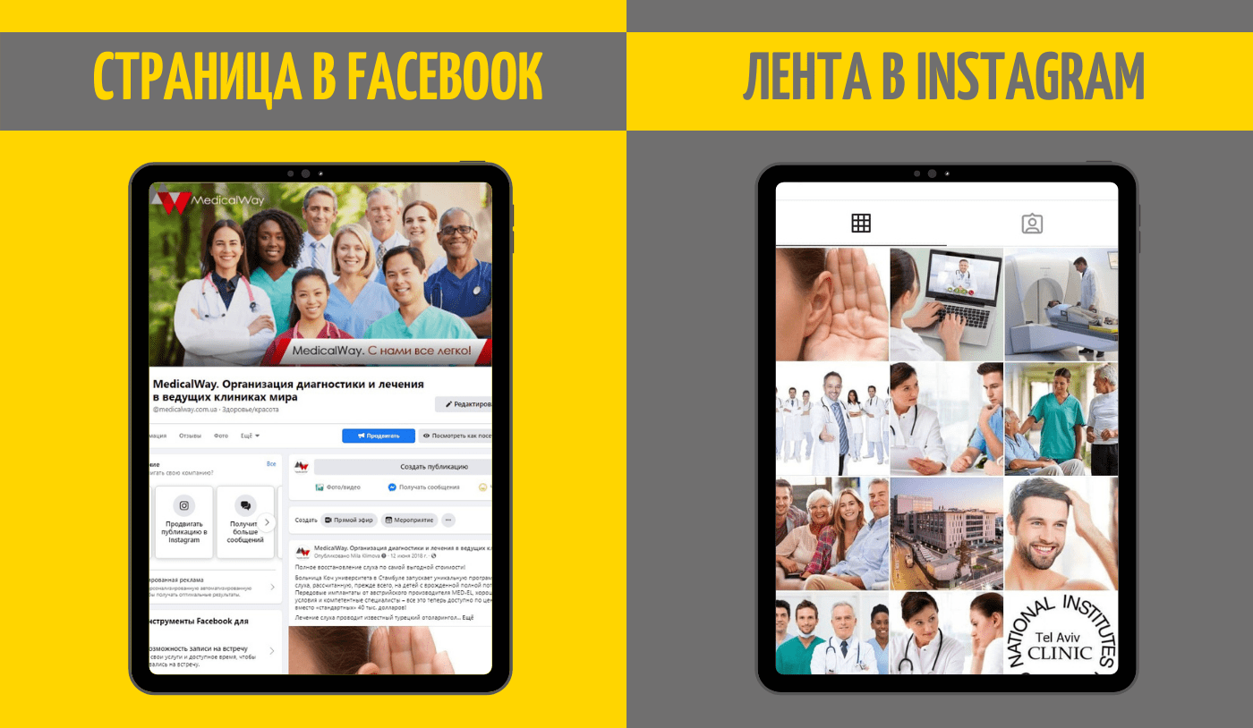 MedicalWay - оформление страниц в соцсетях