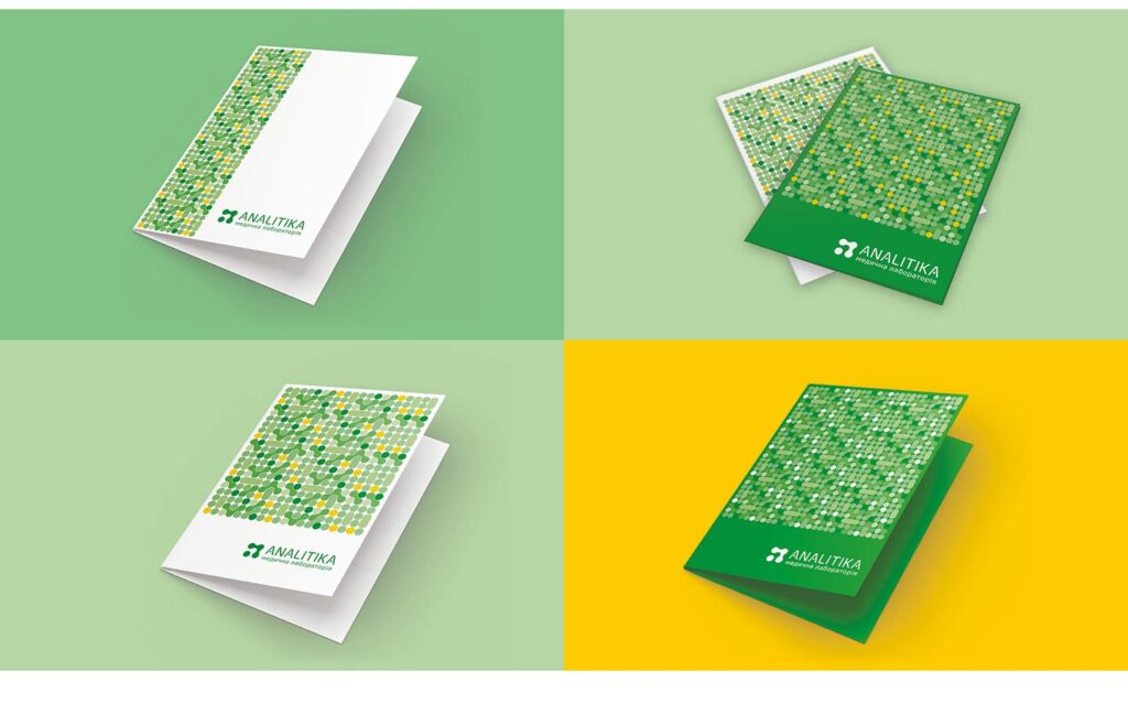 Фирменный стиль медицинской лаборатории - папки