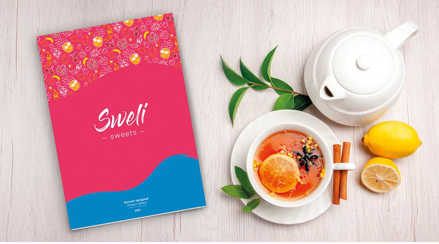 Дизайн каталогу кондитерської фабрики