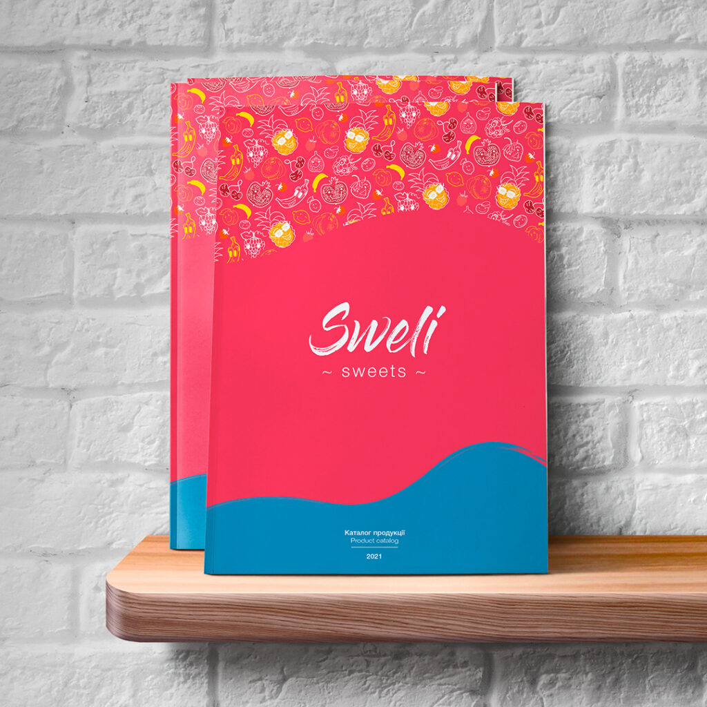 Дизайн рекламного буклета кондитерской фабрики Sweli