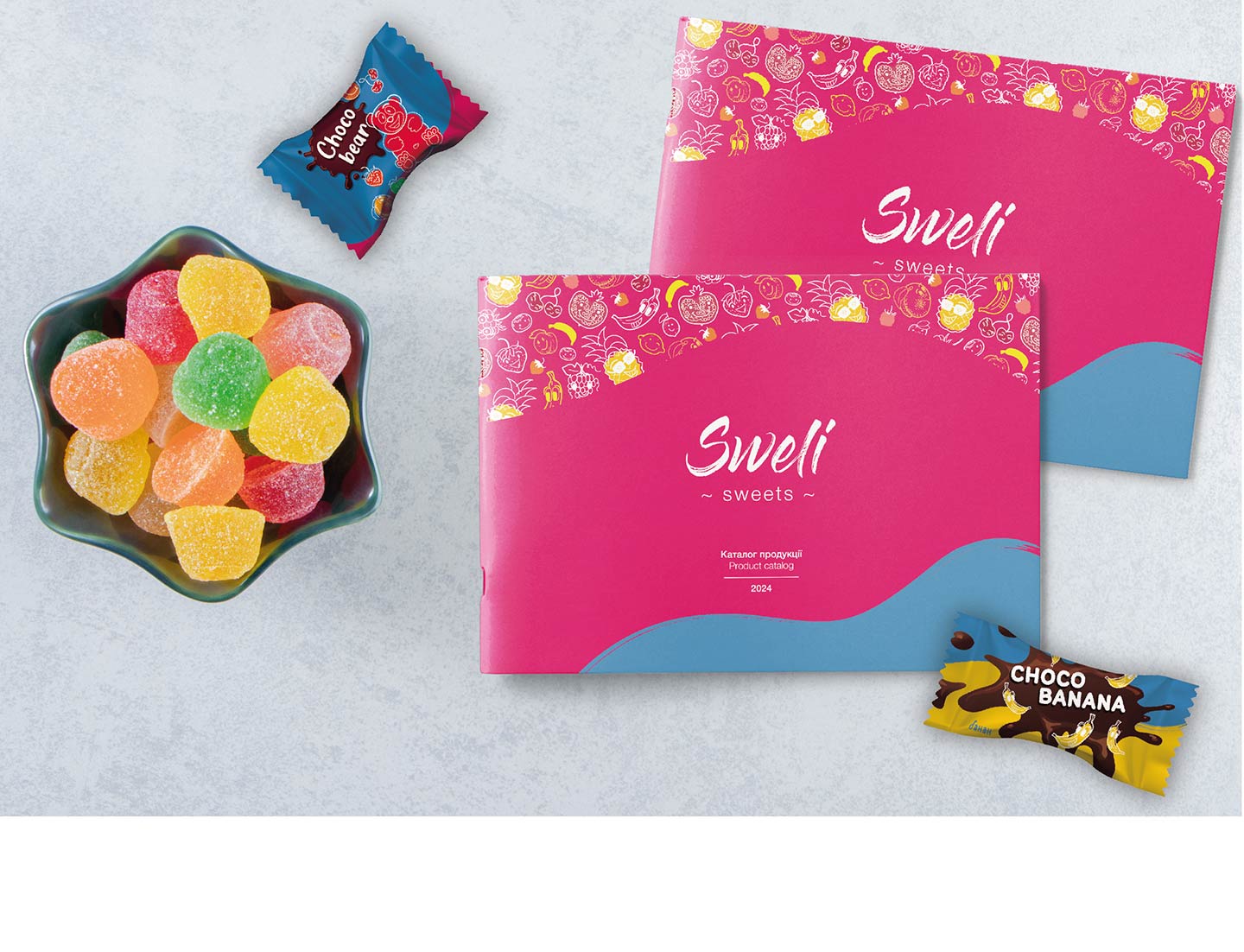 Дизайн каталогу кондитерської фабрики