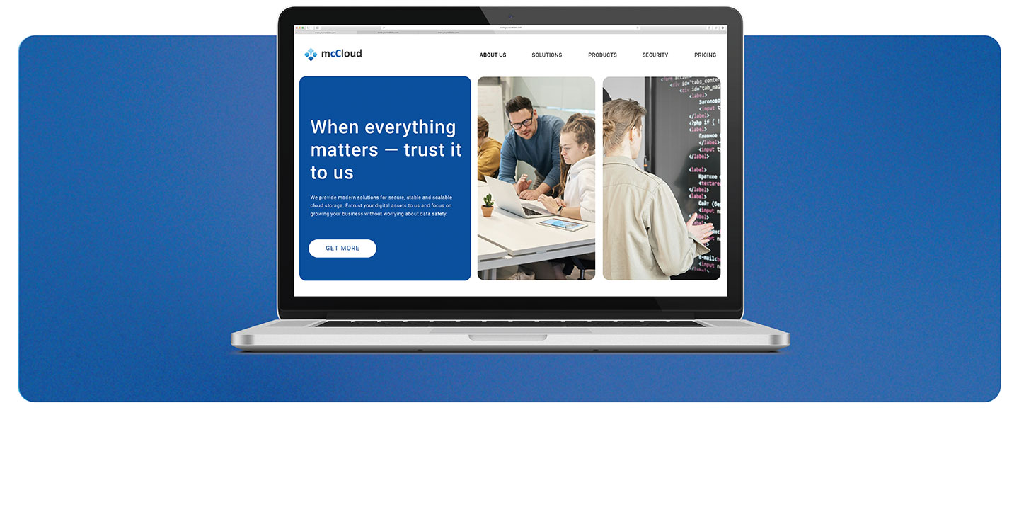 Створення айдентики IT-компанії mcCloud