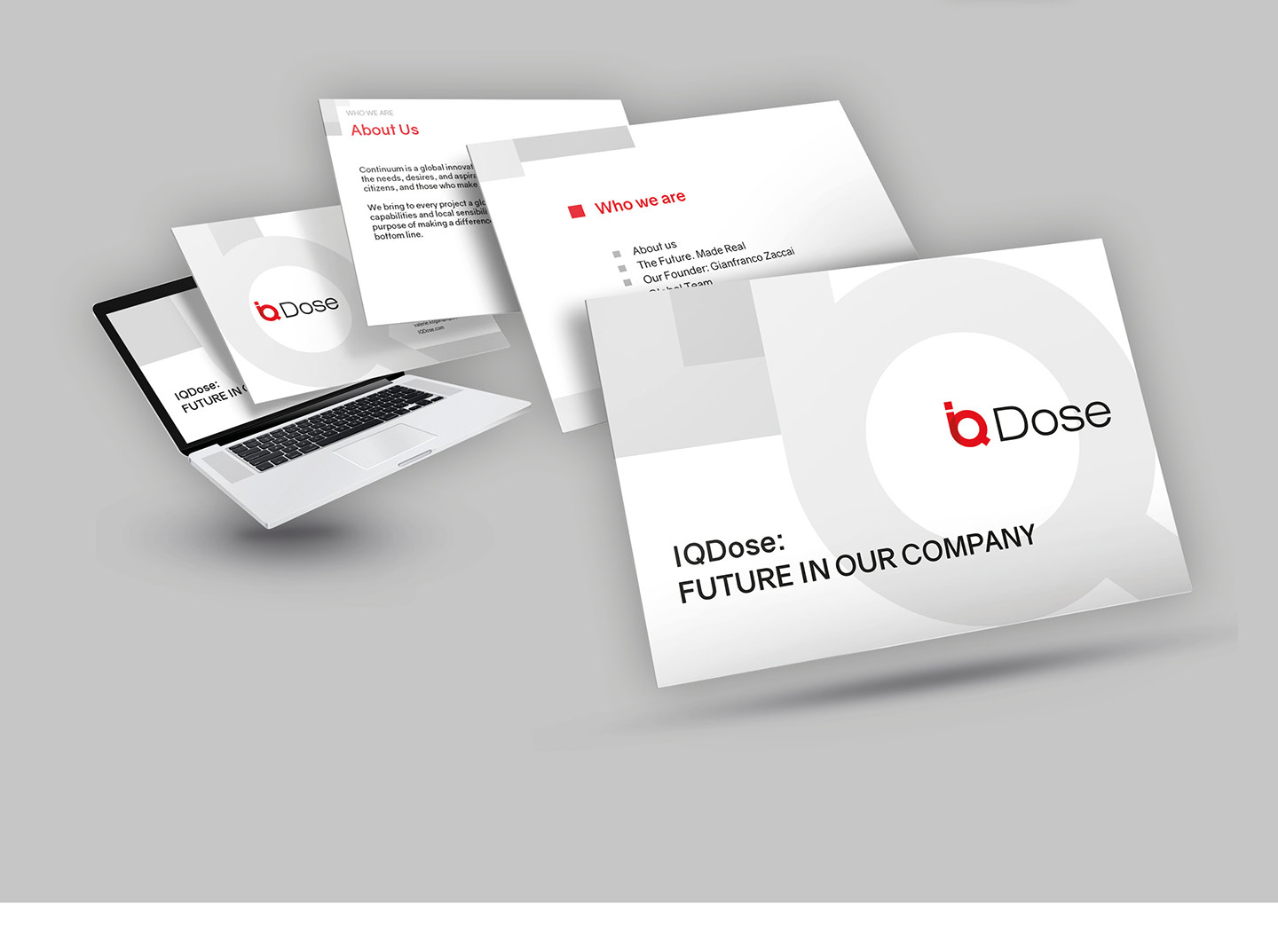 Разработка логотипа и визуальной айдентики компании IQDose