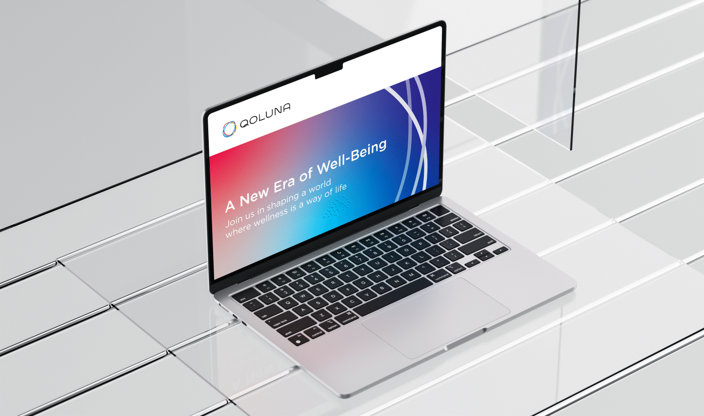 Дизайн презентиации AI HealthTech-компании QOLUNA