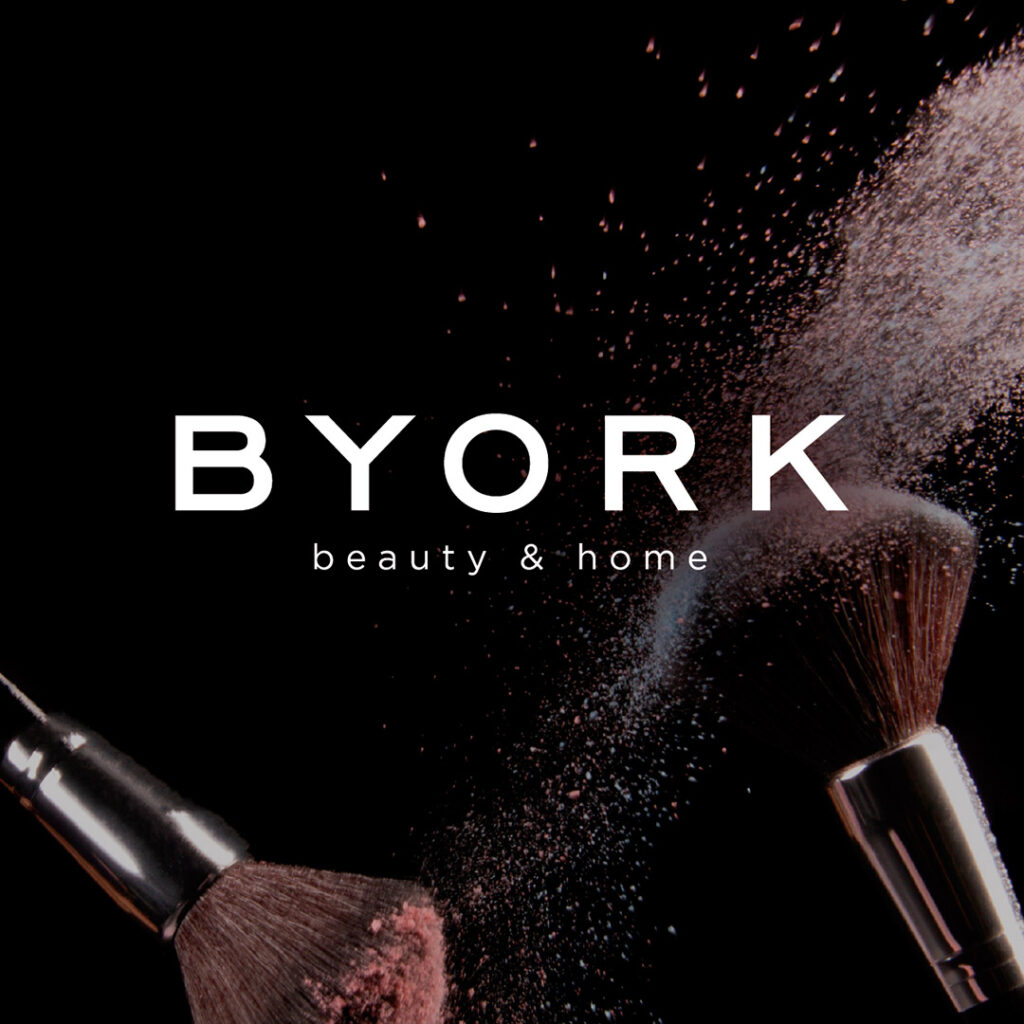 Логотип і айдентика інтернет-магазину косметики BYORK