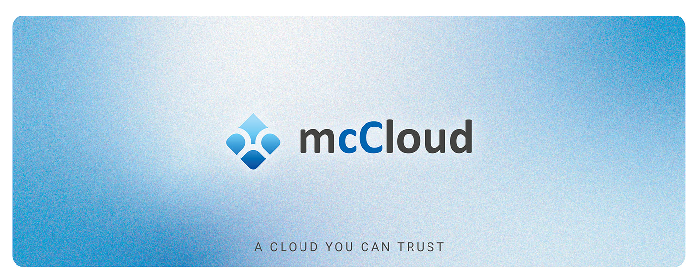 Логотип и айдентика IT-компании mcCloud