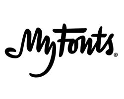 Логотип MyFonts із прихованим зображенням руки