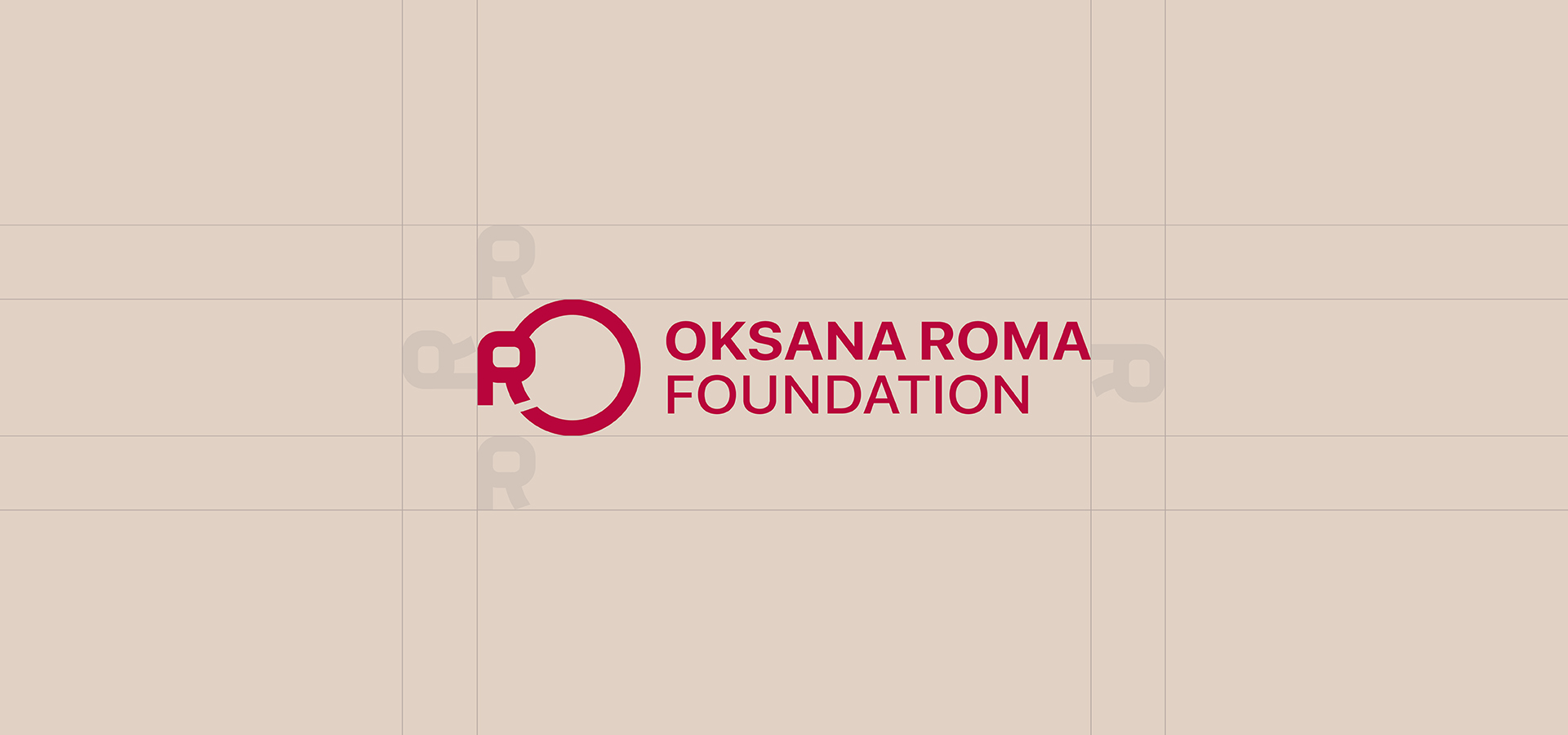 Дизайн логотипа Oksana Roma Foundation