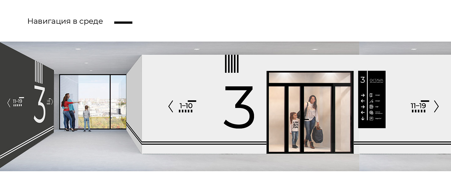 Розробка дизайну інтер’єру та навігації житлового комплексу