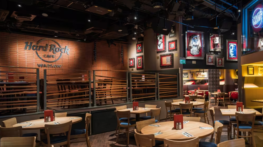 Фірмовий інтер’єр Hard Rock Cafe