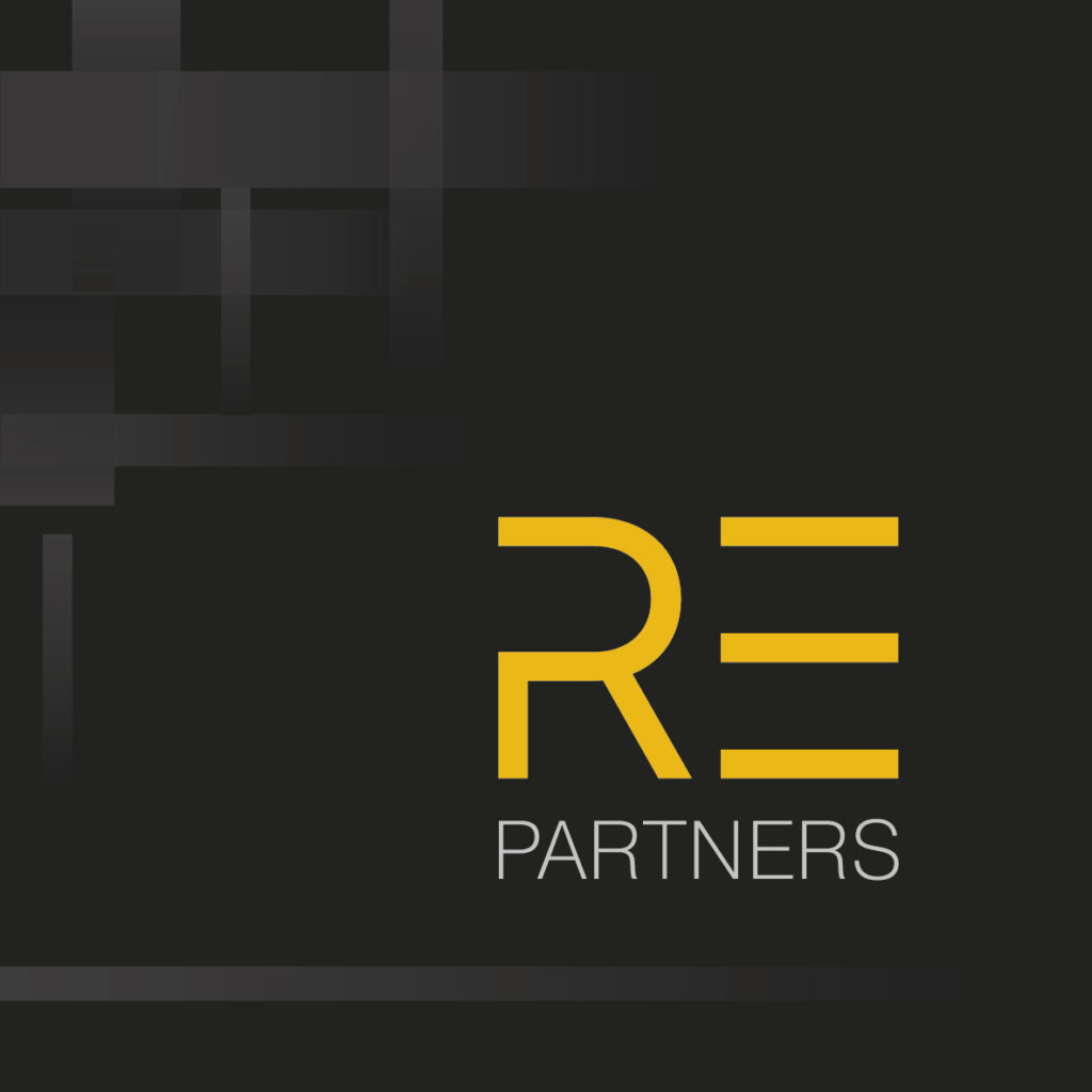 Логотип технологічної компанії RE Partners